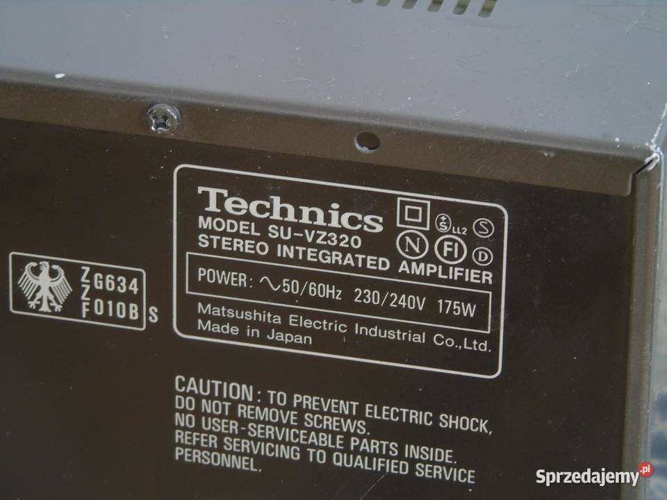 Wzmacniacz Technics SUVZ320 sprawny i mocny podkarpackie sprzedam
