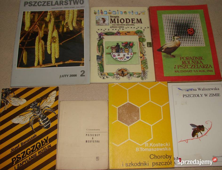 Miodolecznictwo pszczelarstwo pszczoły książki