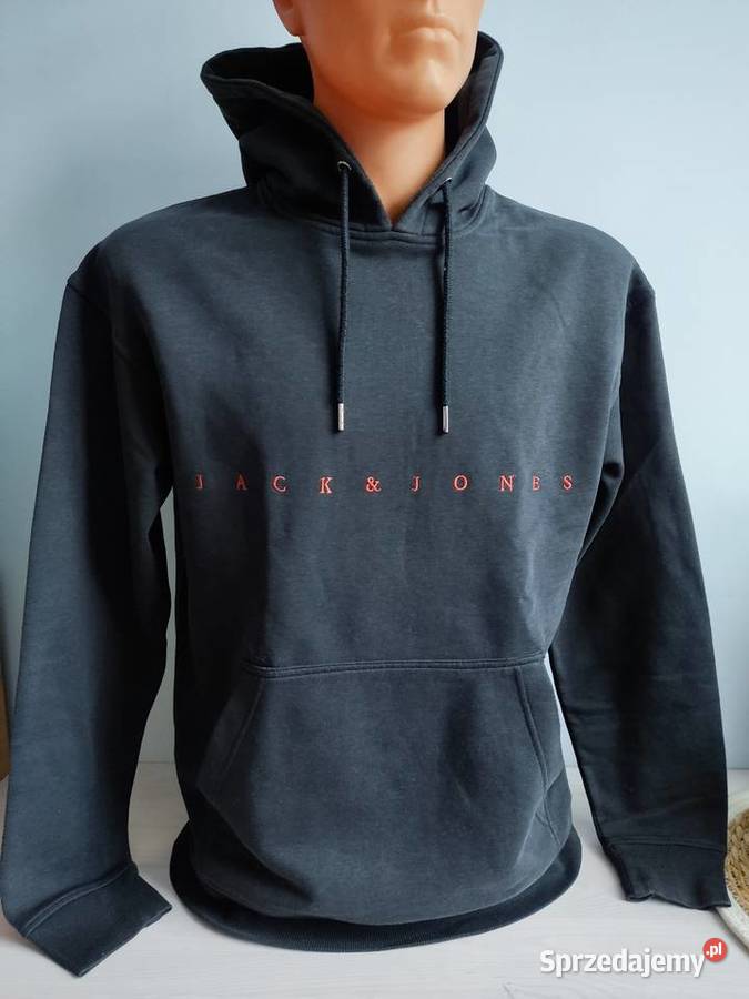 Bluza z kapturem Jack Jones czarna Rozmiar L Głuchołazy