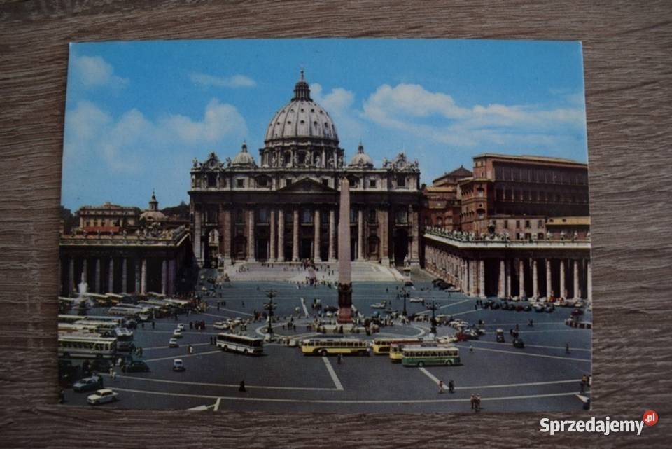 Watykan Bazylika San Pietro Papież pocztówki z Chełmno