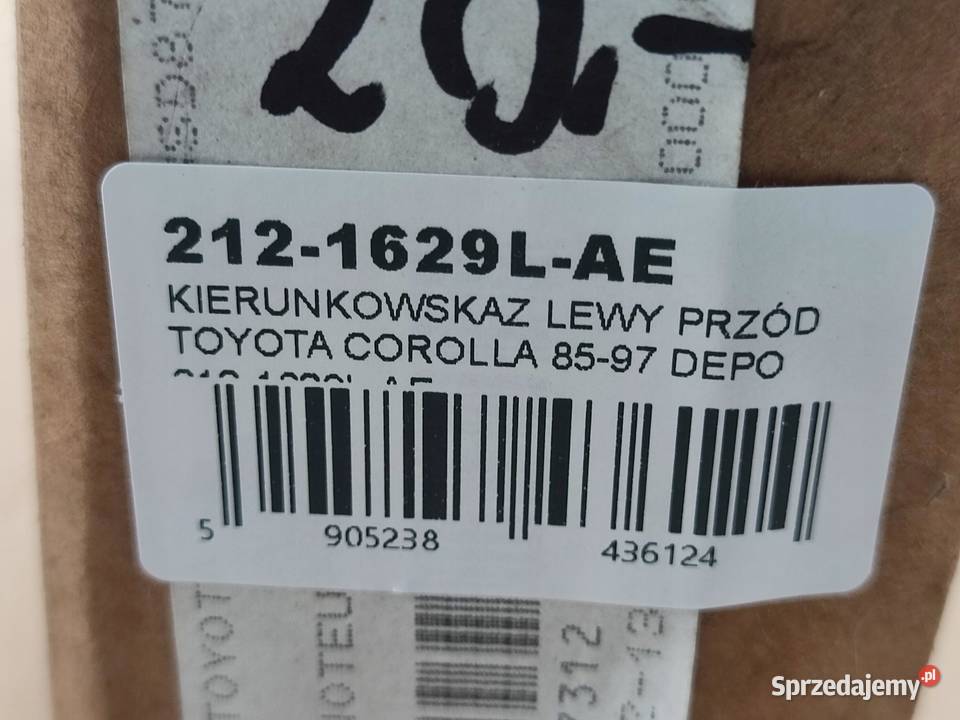 KIERUNKOWSKAZ LEWY PRZÓD TOYOTA COROLLA E9