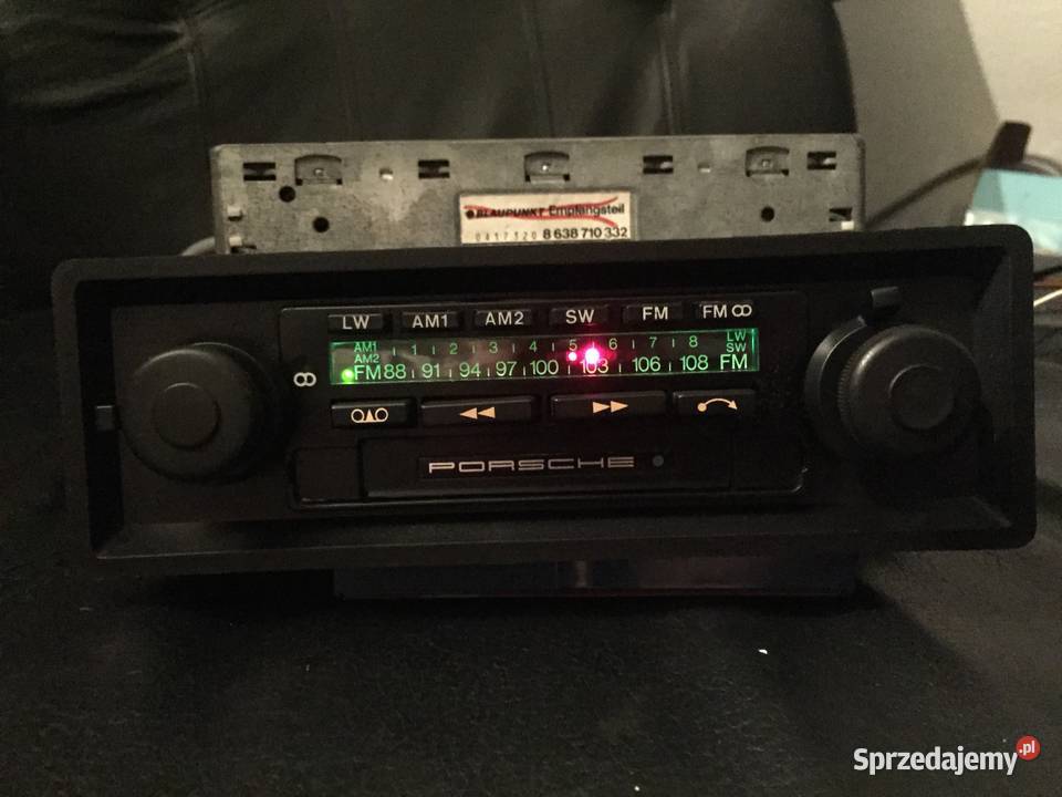 Radio a Porsche CR Stereo Bamberg QTS lata 1975 osobowe Gliwice