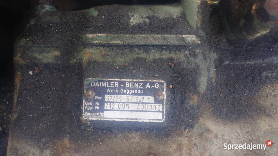 Skrzynia biegów G2 Mercedes Bogdanówka