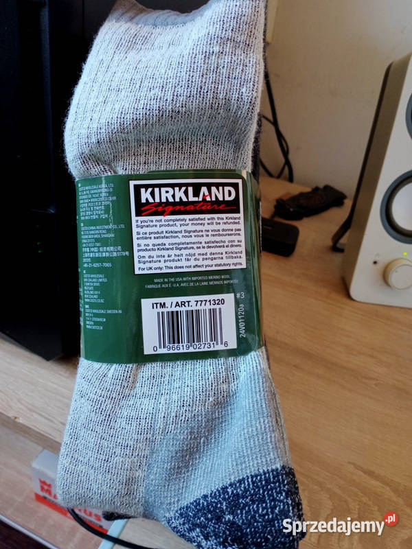 Skarpety KIRKLAND MERINO WOOL 52 USA 4Pack r4146 Mielec