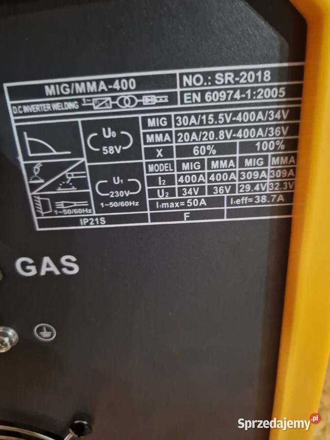 SPAWARKA MIGOMAT INWERTOROWY 3w1 sr 2018 400 a Głogowa