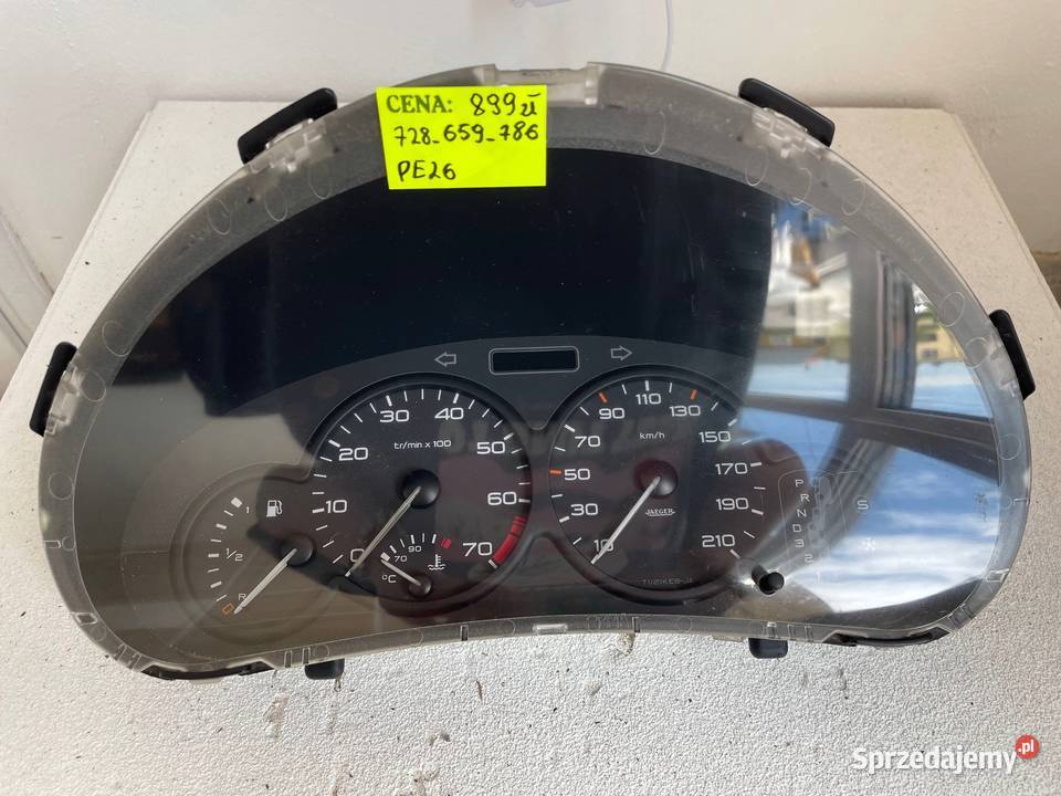 LICZNIK ZEGARY PEUGEOT 206 DWIE WTYCZKI Warszawa