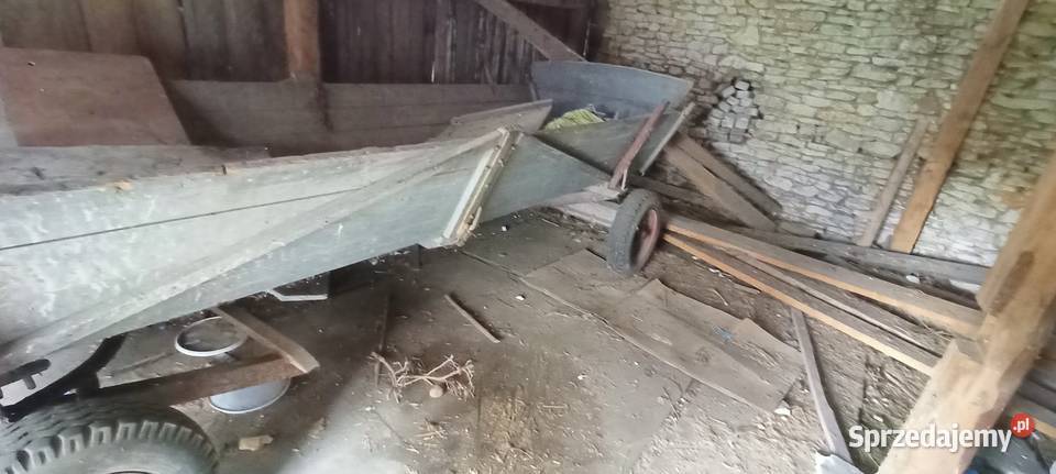 Wóz ciężki stalowy samorobiony nieuszkodzony Secemin sprzedam