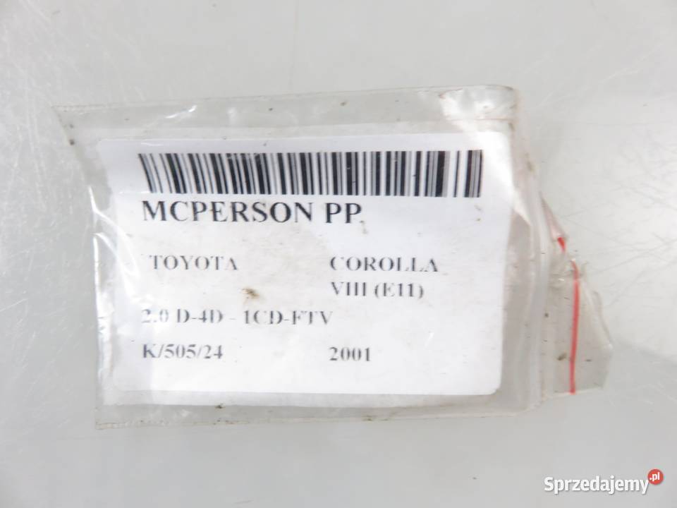 MCPERSON PRAWY PRZEDNI TOYOTA COROLLA VIII E11 Amortyzatory