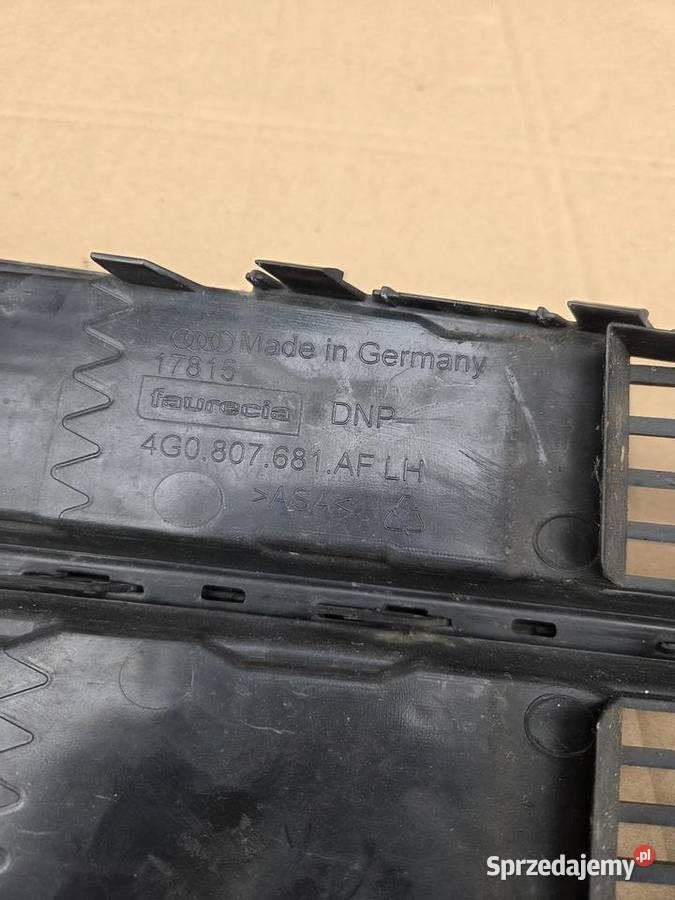 Atrapa Kratka zderzaka Audi A6 C7 LEWA Sline Rok produkcji 2017 Chojnice