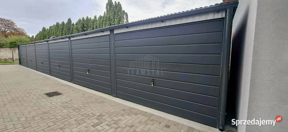 Garaz blaszany 18x5 m brama uchylna x6 dach sprzedam