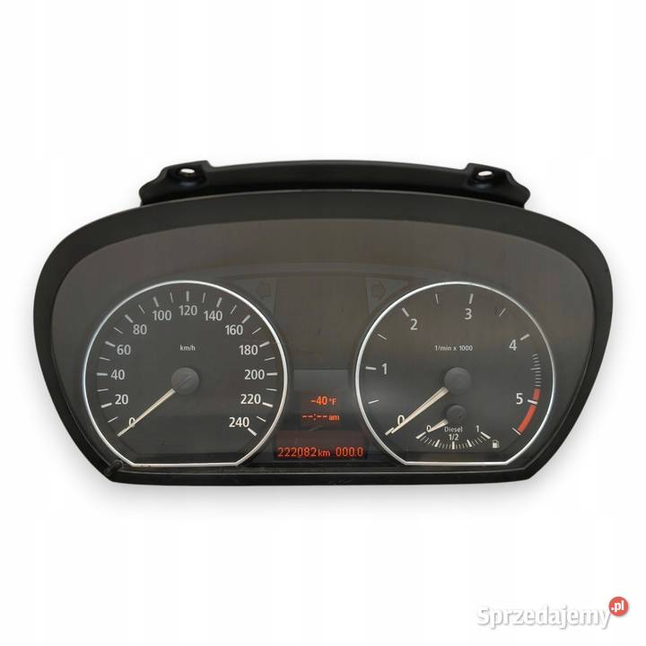 LICZNIK ZEGARY 6947136 BMW E81 E87 20 D Diesel Chełm