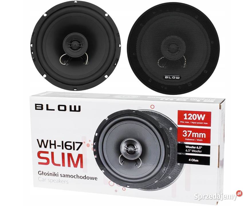 GŁOŚNIKI SAMOCHODOWE 165 BLOW 120W SLIM BUS 2 Białystok