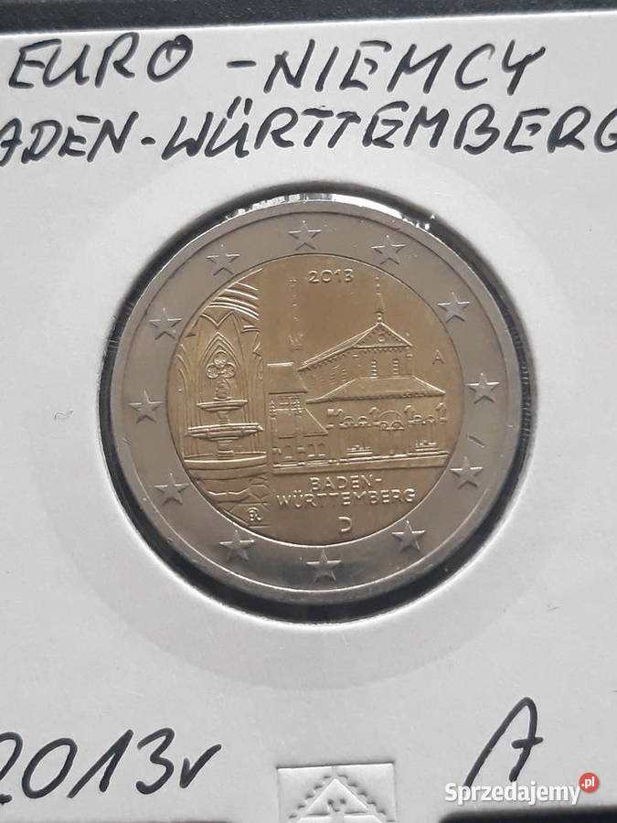 2 Euro Niemcy 2013 r BadenWurttembergmen A Konin