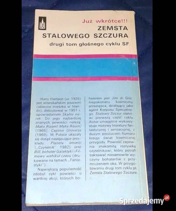 Stalowy szczur Harry Harrison Chełm sprzedam