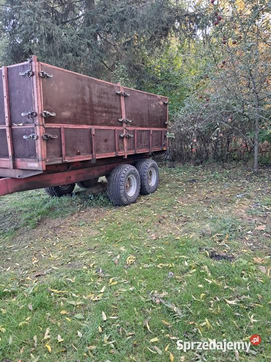 Przyczepa tandem 10t nieuszkodzony Dragany sprzedam