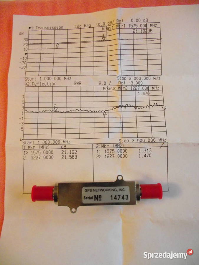 GPS Amplifier 20dB MLA20RPDC GPS NETWORKING Inc GPS i akcesoria Puszczykowo sprzedam