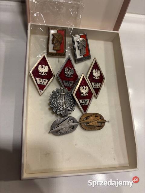 Odznaki wojskowe PRL Wałbrzych