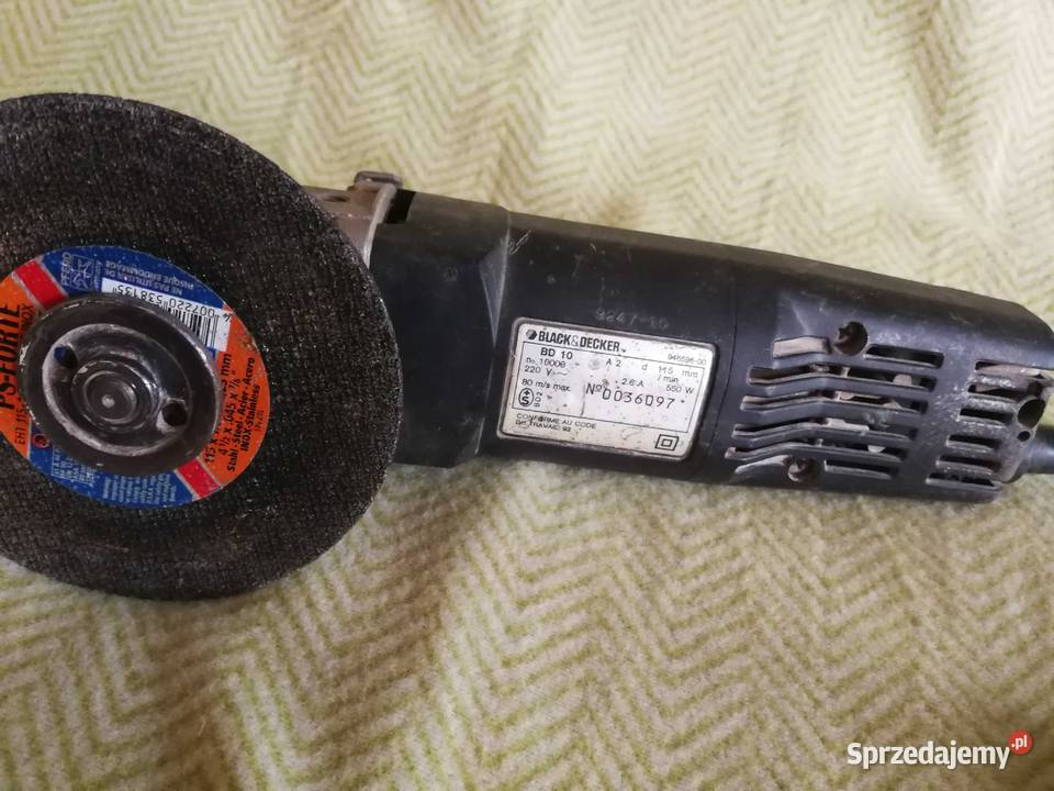 Szlifierka kątowa BlackDecker BD 10 550W Sprawna Szczecin