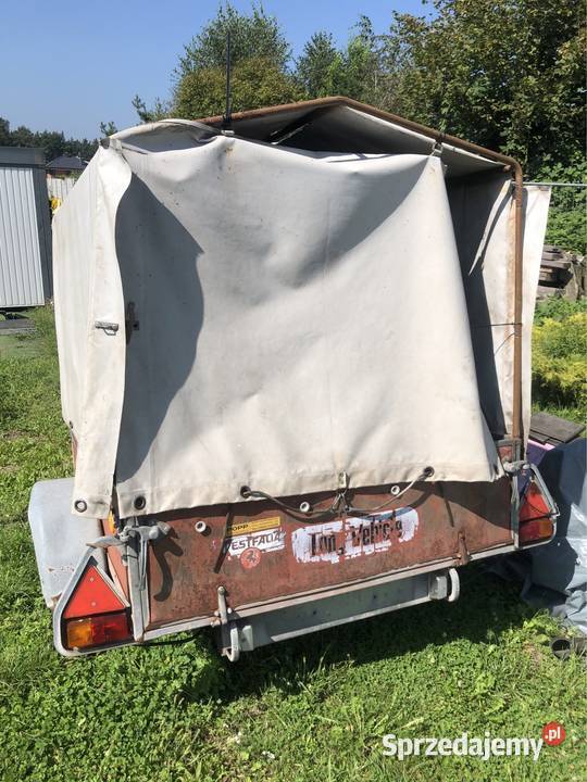 Przyczepka lekka z plandeką 600 Westfalia Rok produkcji 1987 dolnośląskie Wołów