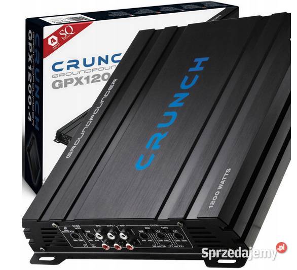 Wzmacniacz samochodowy 4kanałowy Crunch GPX10004 Crunch lubelskie Łuszczów Drugi