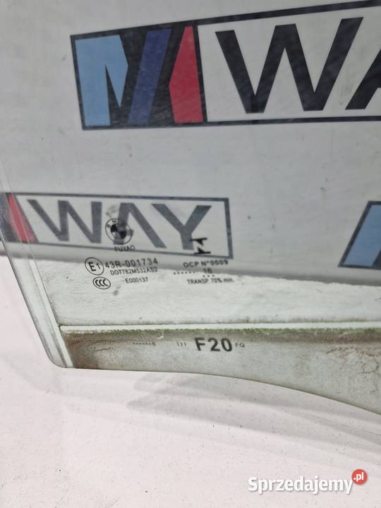 BMW 1 F20 LEWA TYLNA SZYBA DRZWI ORYGINAŁ