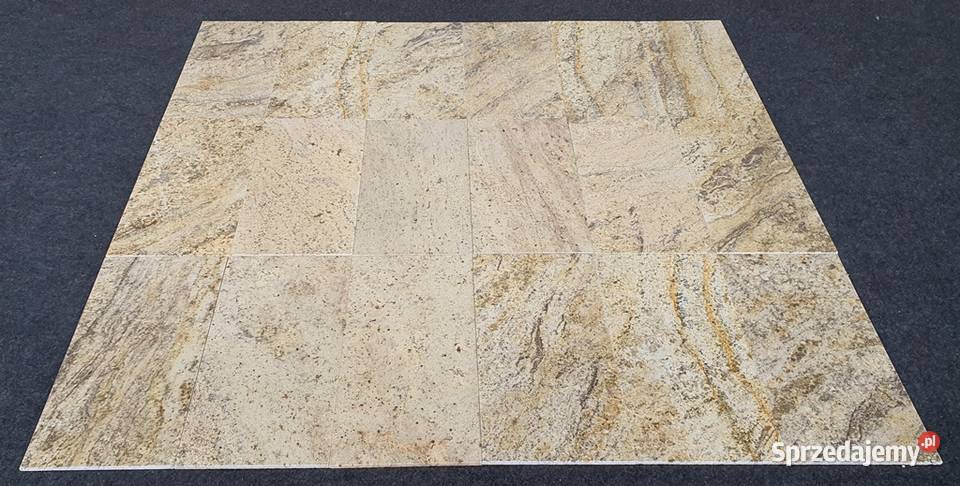 Płytki z kamienia River Gold polerowane indyjski Bielawa