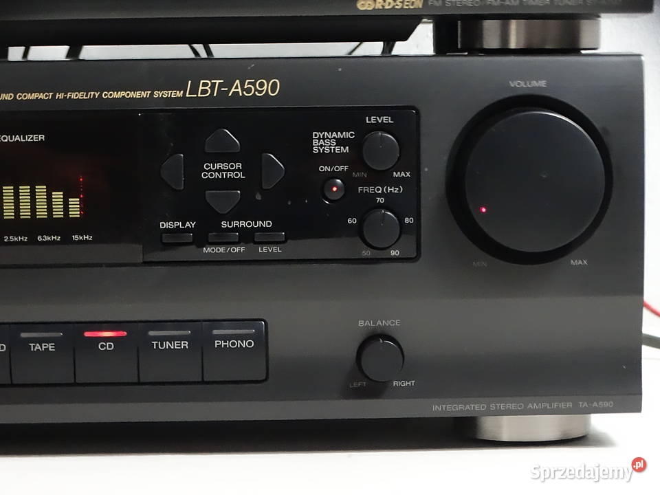 Wieża SONY LBTA590 Wzmacniacz TAA590 Tuner lubelskie Biłgoraj