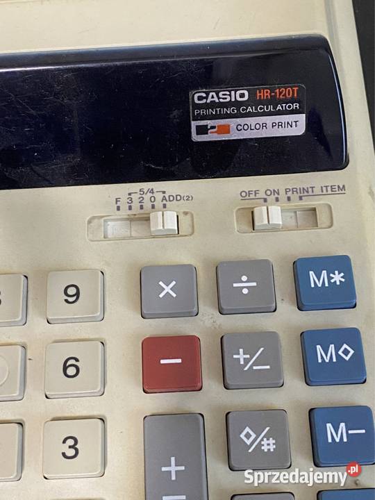 Kalkulator Casio HR120T mazowieckie Mińsk Mazowiecki