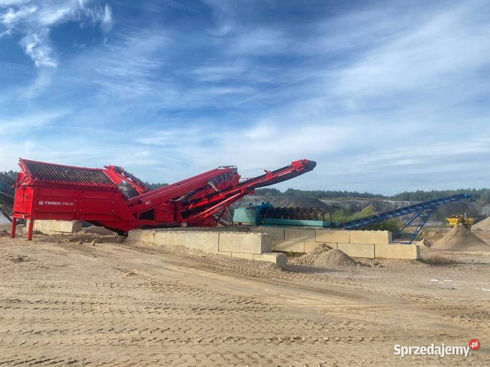 Mobilny przesiewacz Terex Finlay 683 na mokro kujawsko-pomorskie Kołodziejewo