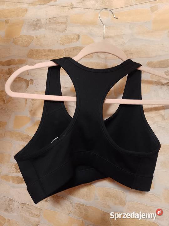 38M NIKE Czarny top fitness z Londynu bokserka Kraków sprzedam