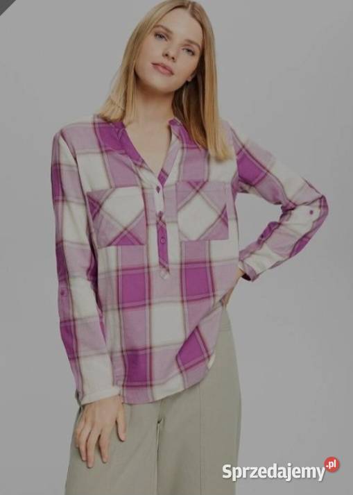 NOWA koszula bluzka EDC by ESPRIT r L żółty/złoty Łódź