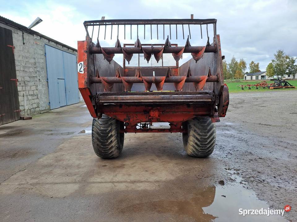 Rozrzutnik obornika 7T Jeantil nieuszkodzony