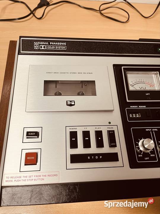 Unikatowy piękny Panasonic International RS 276 Grudziądz