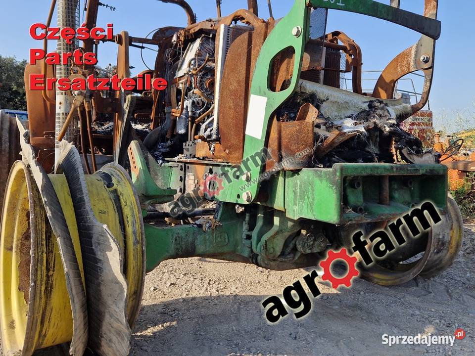 John Deere 6330 części skrzynia biegów silnik Pozostałe Byków sprzedam