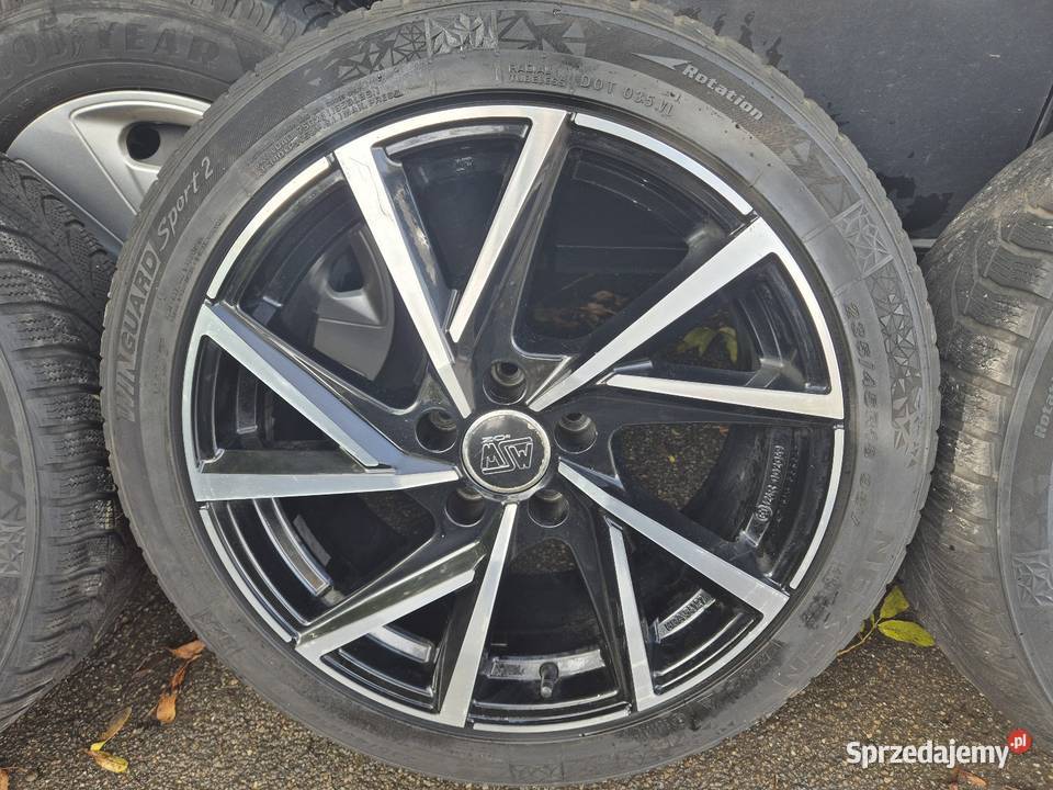 Koła zimowe 18 MSW 5x112 VW Audi Seat Skoda Bmw Samochodowe Dąbrowa Zielona