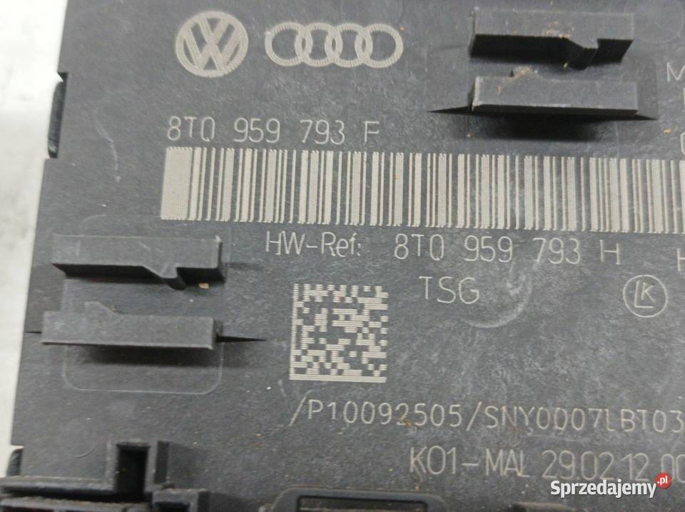 MODUŁ KPL 2 SZTUK 8T0959793F 8T0959792H Audi A5
