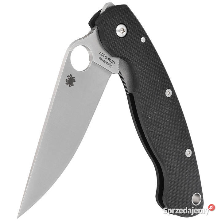 Nóż składany Spyderco Military Model G10 Black Akcesoria, narzędzia i noże