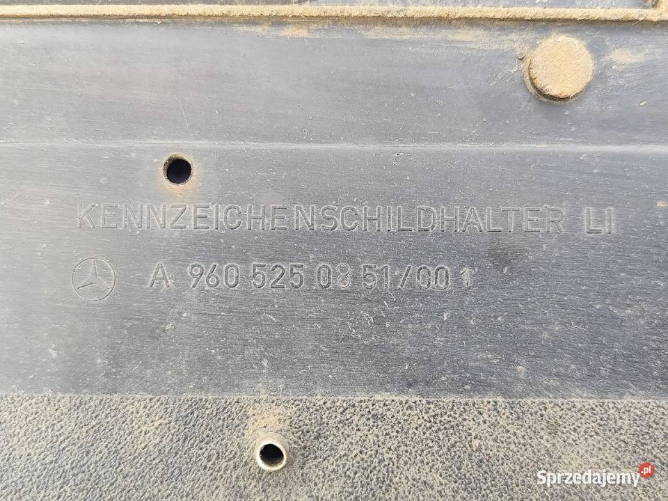Mercedes ACTROS ATEGO RAMKA TABLICY LAMPY Przemęt