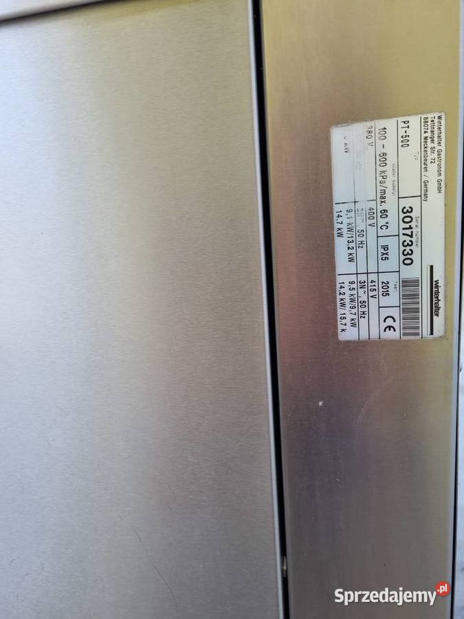 Zmywarka kapturowa Winterhalter PT 500 Serwis Zielona Góra