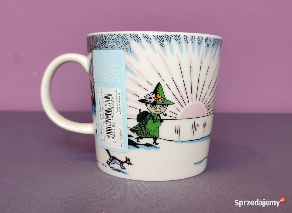 Muminki KUBEK Moomin Arabia Finland sezon ZIMA Jasień sprzedam