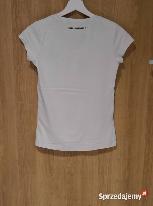Karl Lagerfeld fajna bluzka gumowane logo 36 S Wrocław