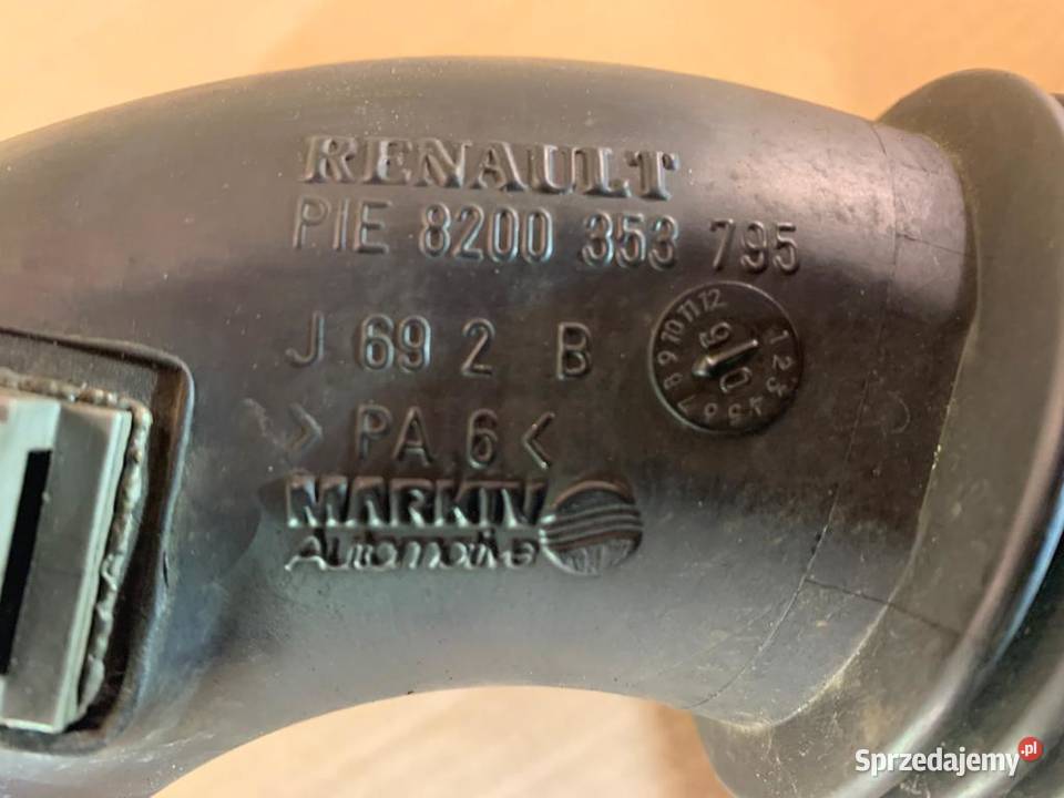 Rura przewód dolot powietrza Renault Laguna 2 osobowe Szczecin