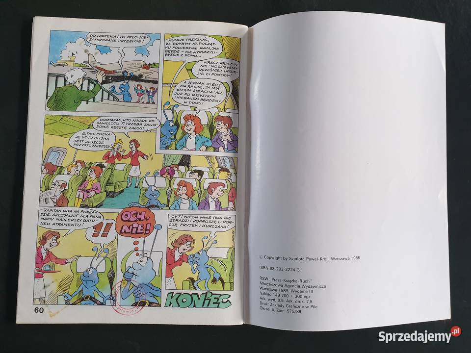Pióro contra Flamaster Szarlota Pawel Kleks wyd Komiksy pomorskie Gdynia sprzedam