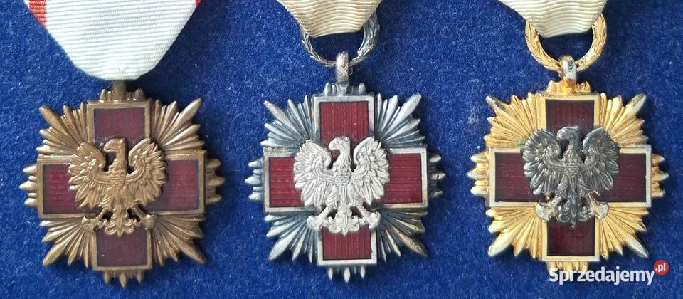 Zestaw Odznaczeń I Polski Czerwony Krzyż Gliwice