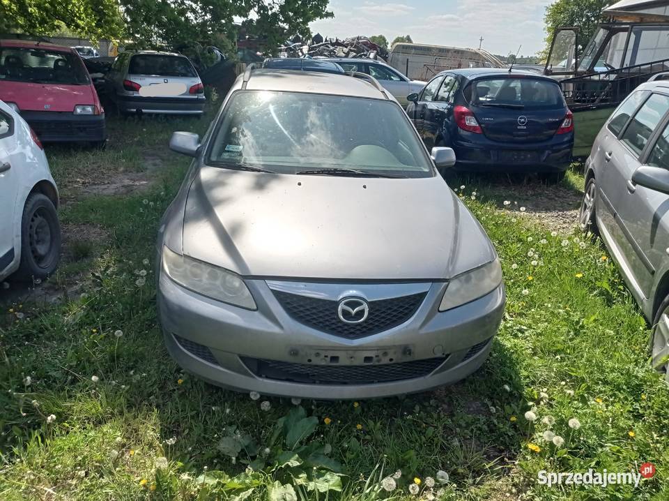 Mazda 6 20 100 kW Kombi 2004 r dawca części Samochody na części Szklarka Myślniewska sprzedam