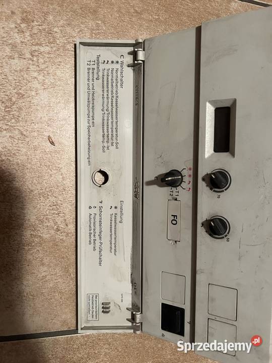 Panel przedni lewy regulatora unomatic viessmann