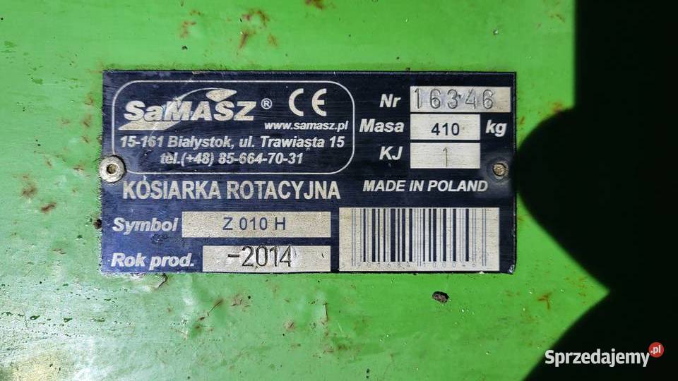 Kosiarka rotacyjna samasz Ropczyce