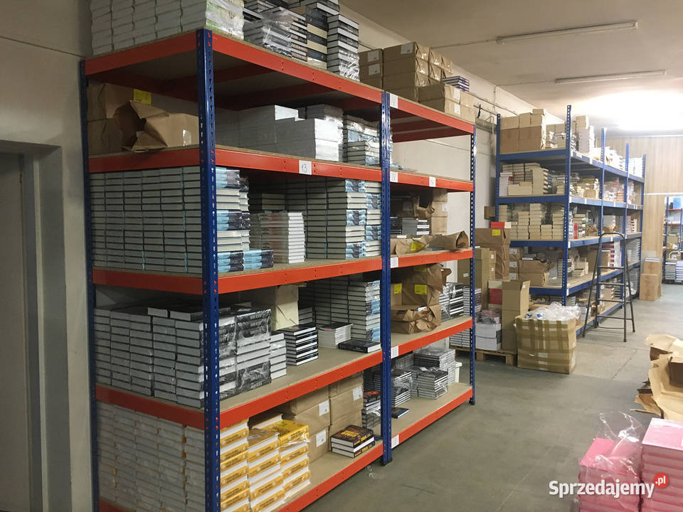 WYSOKI Regał Półkowy DUŻA NOŚNOŚĆ STABILNY MOCNY Toruń