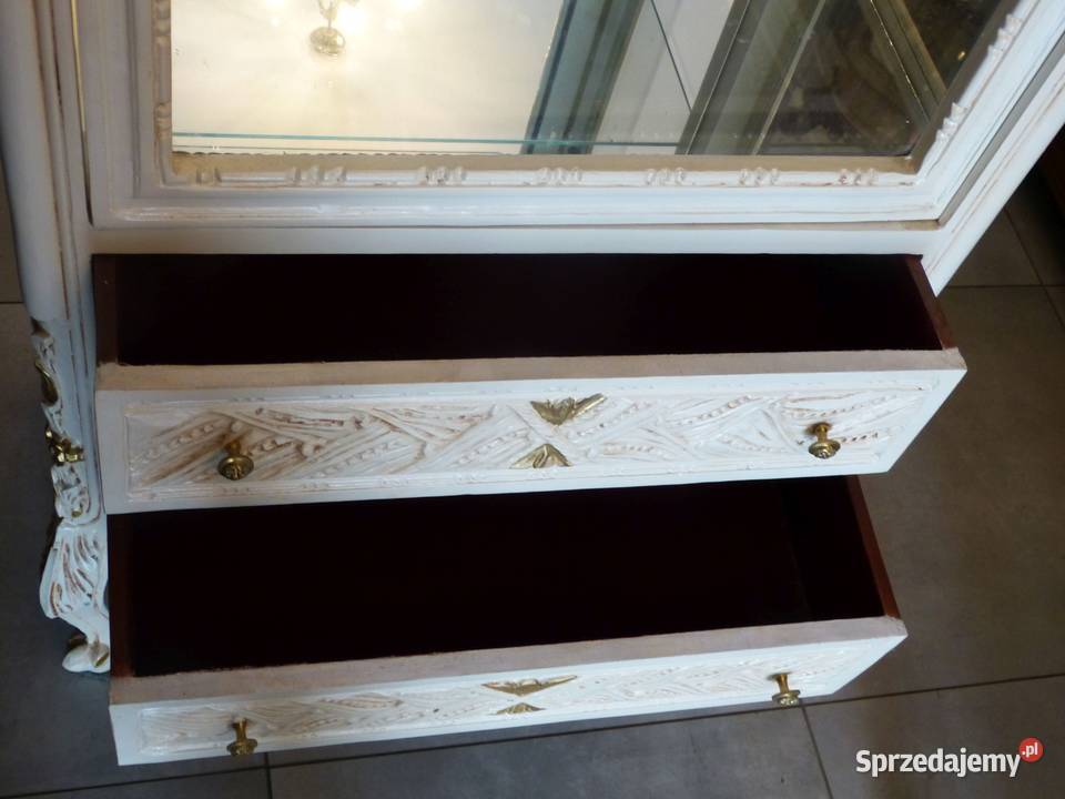 Witryna ludwikowska ecru sklep Dąbrowa Górnicza sprzedam