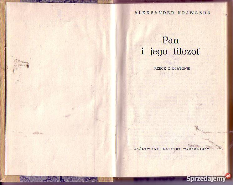 5833 PAN I JEGO FILOZOF RZECZ O PLATONIE ALEKSAN Czyrna